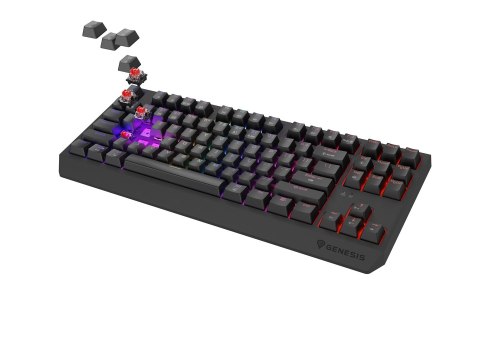 GENESIS Thor 230 TKL klawiatura Gaming USB + RF Wireless + Bluetooth QWERTY Szary GENESIS Thor 230 TKL klawiatura Gaming USB + RF Wireless + Bluetooth QWERTY Szary