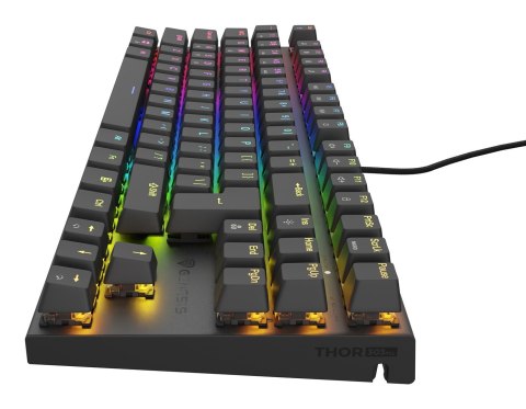GENESIS Thor 303 TKL klawiatura Gaming USB QWERTY US English Czarny GENESIS Thor 303 TKL klawiatura Gaming USB QWERTY US English Czarny