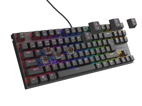 GENESIS Thor 303 TKL klawiatura Gaming USB QWERTY US English Czarny GENESIS Thor 303 TKL klawiatura Gaming USB QWERTY US English Czarny