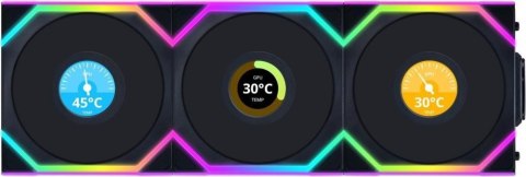 Lian Li UNI FAN SL Wireless LCD 120 Reverse Blade Obudowa komputera Wentylator 12 cm Czarny 3 szt. Lian Li UNI FAN SL Wireless LCD 120 Reverse Blade Obudowa komputera Wentylator 12 cm Czarny 3 szt.