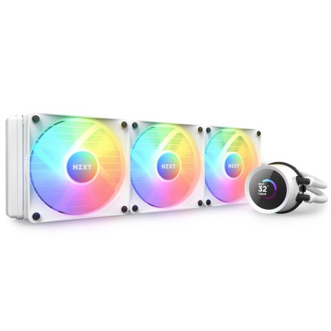NZXT CHŁODZENIE WODNE KRAKEN 360 RGB LCD BIAŁE RL-KR360-W1 NZXT CHŁODZENIE WODNE KRAKEN 360 RGB LCD BIAŁE RL-KR360-W1