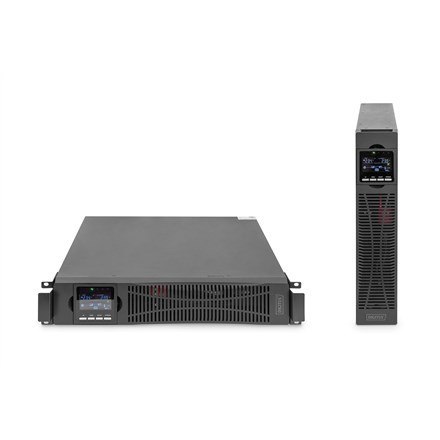 Zasilacz awaryjny UPS Online Rack 19" LCD 3kVA/3kW6x12V/9Ah 8xC13 1xC19/C20 USB RS232 RJ45 GŁ.600mm Zasilacz awaryjny UPS Online Rack 19" LCD 3kVA/3kW6x12V/9Ah 8xC13 1xC19/C20 USB RS232 RJ45 GŁ.600mm