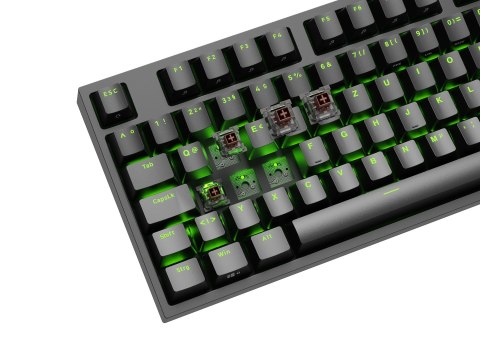 GENESIS Thor 404 TKL klawiatura Gaming USB QWERTY Niemiecki Czarny GENESIS Thor 404 TKL klawiatura Gaming USB QWERTY Niemiecki Czarny