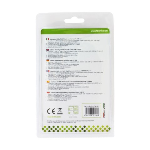 TECHLY KARTA SIECIOWA ADAPTER USB 3.0 NA GIGABIT R TECHLY KARTA SIECIOWA ADAPTER USB 3.0 NA GIGABIT R