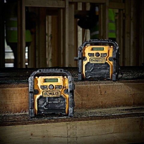 DeWALT DCR020-QW radio Przenośny Cyfrowy Czarny, Żółty DeWALT DCR020-QW radio Przenośny Cyfrowy Czarny, Żółty