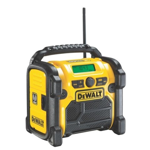 DeWALT DCR020-QW radio Przenośny Cyfrowy Czarny, Żółty DeWALT DCR020-QW radio Przenośny Cyfrowy Czarny, Żółty