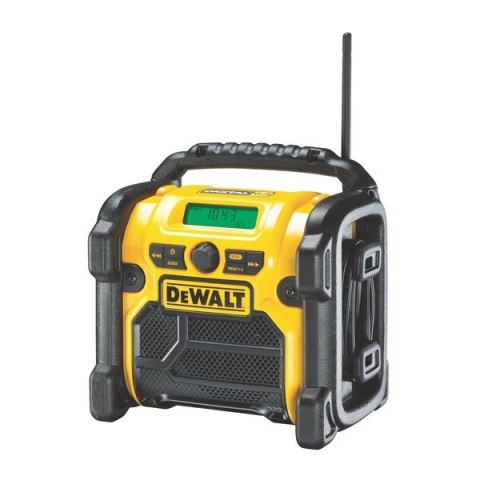 DeWALT DCR020-QW radio Przenośny Cyfrowy Czarny, Żółty DeWALT DCR020-QW radio Przenośny Cyfrowy Czarny, Żółty