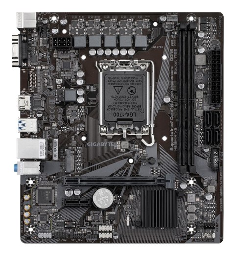 GIGABYTE H610M H V2 płyta główna Intel H610 Express LGA 1700 micro ATX GIGABYTE H610M H V2 płyta główna Intel H610 Express LGA 1700 micro ATX
