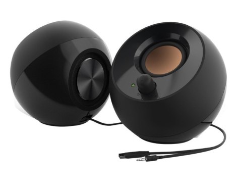 Głośniki komputerowe Creative Pebble 2.0 USB czarny Głośniki komputerowe Creative Pebble 2.0 USB czarny