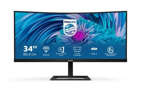 MONITOR PHILIPS LED 34" 346E2CUAE/00 MONITOR PHILIPS LED 34" 346E2CUAE/00