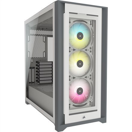 Obudowa Corsair iCUE 5000X RGB Mid-Tower ATX Tempered Glass White (CC-9011213-WW) Obudowa Corsair iCUE 5000X RGB Mid-Tower ATX Tempered Glass White (CC-9011213-WW)