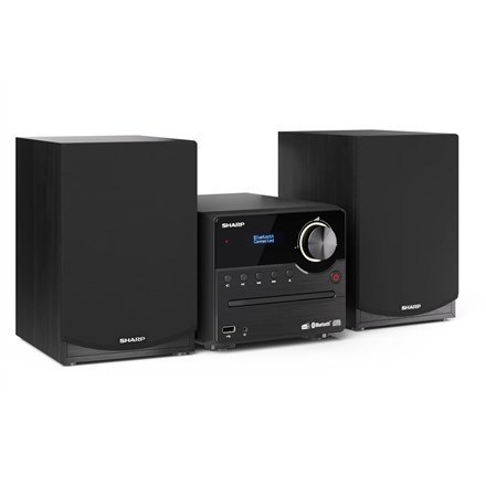 Sharp XL-B517D(BK) Mikrosystem Hi-Fi, CD/FM/USB/Bluetooth v5.0, Wejście Aux, 45W, Czarny Sharp | Mikrosystem Hi-Fi | XL-B517D(BK Sharp XL-B517D(BK) Mikrosystem Hi-Fi, CD/FM/USB/Bluetooth v5.0, Wejście Aux, 45W, Czarny Sharp | Mikrosystem Hi-Fi | XL-B517D(BK