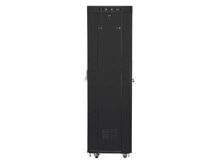 LANBERG SZAFA STOJĄCA RACK 19" 42U 600X600 DRZWI PERFOROWANE LCD CZARNA (FLAT PACK) FF01-6642-23BL