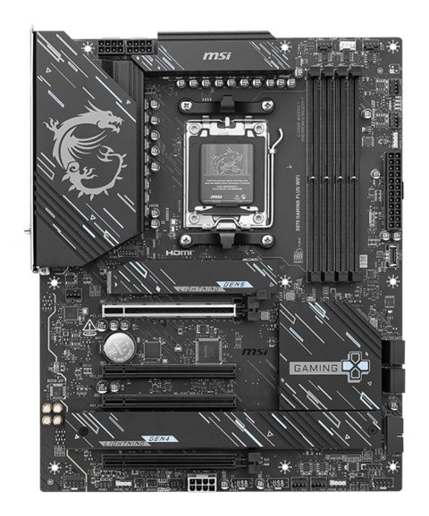 MSI X870 GAMING PLUS WIFI płyta główna AMD X870 Gniazdo AM5 ATX MSI X870 GAMING PLUS WIFI płyta główna AMD X870 Gniazdo AM5 ATX