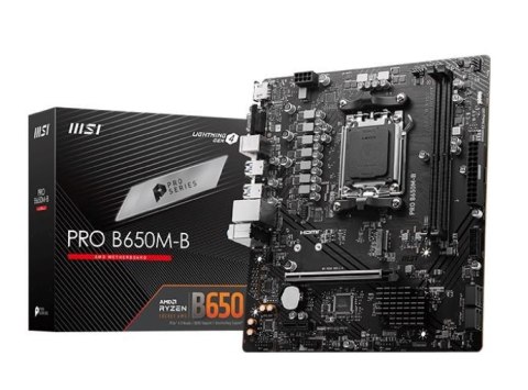 MSI PRO B650M-B płyta główna AMD B650 Gniazdo AM5 micro ATX MSI PRO B650M-B płyta główna AMD B650 Gniazdo AM5 micro ATX