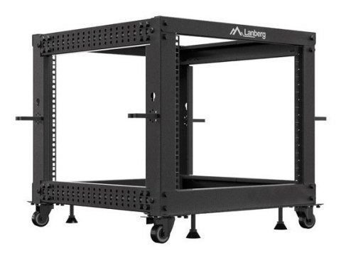 OPEN RACK 19" 9U 600X600-1100 REGULOWANY CZARNY LANBERG OPEN RACK 19" 9U 600X600-1100 REGULOWANY CZARNY LANBERG