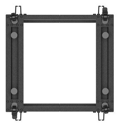 OPEN RACK 19" 9U 600X600-1100 REGULOWANY CZARNY LANBERG OPEN RACK 19" 9U 600X600-1100 REGULOWANY CZARNY LANBERG