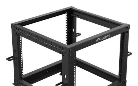 OPEN RACK 19" 9U 600X600-1100 REGULOWANY CZARNY LANBERG OPEN RACK 19" 9U 600X600-1100 REGULOWANY CZARNY LANBERG