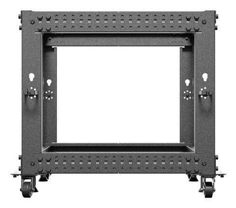 OPEN RACK 19" 9U 600X600-1100 REGULOWANY CZARNY LANBERG OPEN RACK 19" 9U 600X600-1100 REGULOWANY CZARNY LANBERG