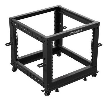 OPEN RACK 19" 9U 600X600-1100 REGULOWANY CZARNY LANBERG OPEN RACK 19" 9U 600X600-1100 REGULOWANY CZARNY LANBERG