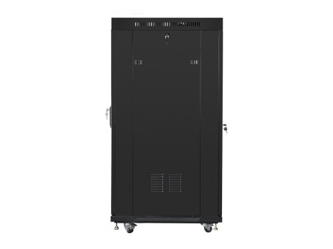 SZAFA INSTALACYJNA RACK STOJĄCA 19" 27U 800X1200 CZARNA DRZWI SZKLANE LCD LANBERG (FLAT PACK) SZAFA INSTALACYJNA RACK STOJĄCA 19" 27U 800X1200 CZARNA DRZWI SZKLANE LCD LANBERG (FLAT PACK)
