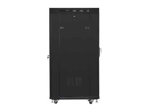 SZAFA INSTALACYJNA RACK STOJĄCA 19" 27U 800X1200 CZARNA DRZWI SZKLANE LCD LANBERG (FLAT PACK) SZAFA INSTALACYJNA RACK STOJĄCA 19" 27U 800X1200 CZARNA DRZWI SZKLANE LCD LANBERG (FLAT PACK)