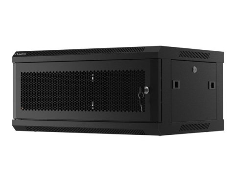 SZAFA INSTALACYJNA RACK WISZĄCA 19" 4U 600X450 CZARNA DRZWI PERFOROWANE LANBERG (FLAT PACK) SZAFA INSTALACYJNA RACK WISZĄCA 19" 4U 600X450 CZARNA DRZWI PERFOROWANE LANBERG (FLAT PACK)