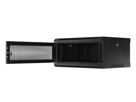 SZAFA INSTALACYJNA RACK WISZĄCA 19" 4U 600X450 CZARNA DRZWI PERFOROWANE LANBERG (FLAT PACK) SZAFA INSTALACYJNA RACK WISZĄCA 19" 4U 600X450 CZARNA DRZWI PERFOROWANE LANBERG (FLAT PACK)