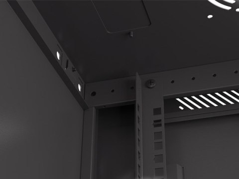 SZAFA INSTALACYJNA RACK WISZĄCA 19" 4U 600X450 CZARNA DRZWI PERFOROWANE LANBERG (FLAT PACK) SZAFA INSTALACYJNA RACK WISZĄCA 19" 4U 600X450 CZARNA DRZWI PERFOROWANE LANBERG (FLAT PACK)