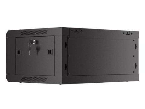 SZAFA INSTALACYJNA RACK WISZĄCA 19" 4U 600X450 CZARNA DRZWI PERFOROWANE LANBERG (FLAT PACK) SZAFA INSTALACYJNA RACK WISZĄCA 19" 4U 600X450 CZARNA DRZWI PERFOROWANE LANBERG (FLAT PACK)