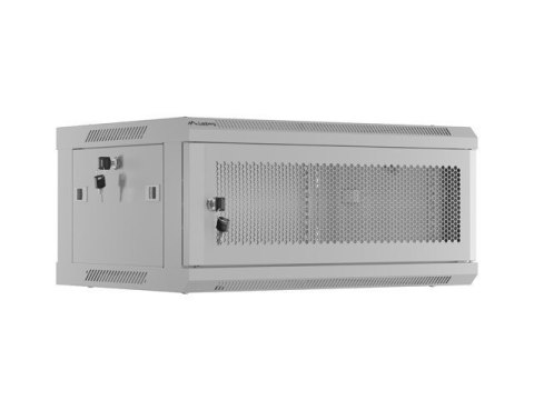 SZAFA INSTALACYJNA RACK WISZĄCA 19" 4U 600X450 SZARA DRZWI PERFOROWANE LANBERG (FLAT PACK) SZAFA INSTALACYJNA RACK WISZĄCA 19" 4U 600X450 SZARA DRZWI PERFOROWANE LANBERG (FLAT PACK)