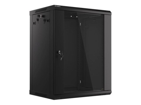 Szafa Rack Lanberg WF01-6415-10B (770mm / 600mm / 450 mm; wisząca; czarny) Szafa Rack Lanberg WF01-6415-10B (770mm / 600mm / 450 mm; wisząca; czarny)