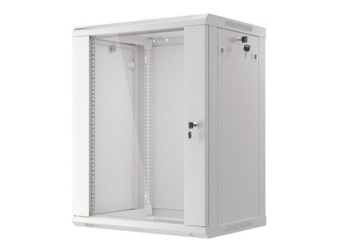 Szafa Rack Lanberg WF01-6415-10S (770mm / 600mm / 450 mm; wisząca; szary)