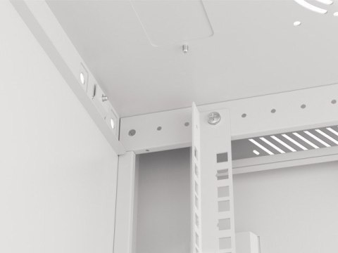 Szafa Rack Lanberg WF01-6415-10S (770mm / 600mm / 450 mm; wisząca; szary)