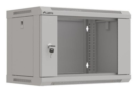 Szafa instalacyjna rack wisząca 19" 6U 540x350 szara drzwi przeszklone Lanberg (Flat Pack) Szafa instalacyjna rack wisząca 19" 6U 540x350 szara drzwi przeszklone Lanberg (Flat Pack)