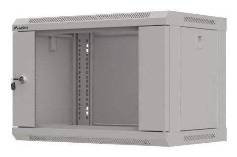 Szafa instalacyjna rack wisząca 19" 6U 540x350 szara drzwi przeszklone Lanberg (Flat Pack) Szafa instalacyjna rack wisząca 19" 6U 540x350 szara drzwi przeszklone Lanberg (Flat Pack)