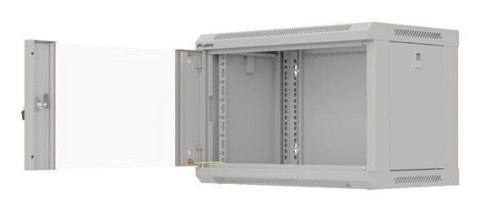 Szafa instalacyjna rack wisząca 19" 6U 540x350 szara drzwi przeszklone Lanberg (Flat Pack) Szafa instalacyjna rack wisząca 19" 6U 540x350 szara drzwi przeszklone Lanberg (Flat Pack)
