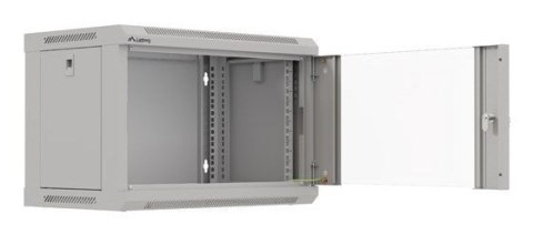 Szafa instalacyjna rack wisząca 19" 6U 540x350 szara drzwi przeszklone Lanberg (Flat Pack) Szafa instalacyjna rack wisząca 19" 6U 540x350 szara drzwi przeszklone Lanberg (Flat Pack)