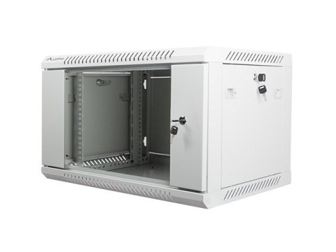 Szafa jednosekcyjna, zamykana na zamek Lanberg WF01-6406-10S (6U; 368mm / 600mm / 450 mm; wisząca; Szklane; 19''; kolor szary) Szafa jednosekcyjna, zamykana na zamek Lanberg WF01-6406-10S (6U; 368mm / 600mm / 450 mm; wisząca; Szklane; 19''; kolor szary)