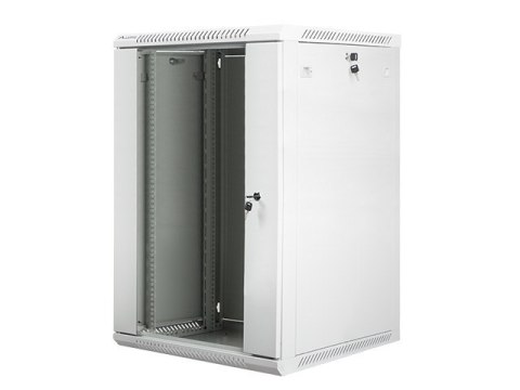 Szafa montażowe Lanberg WF01-6618-10S (18U; 900mm / 600mm / 600 mm; wisząca; Szklane; 19''; kolor szary) Szafa montażowe Lanberg WF01-6618-10S (18U; 900mm / 600mm / 600 mm; wisząca; Szklane; 19''; kolor szary)