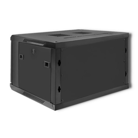 Szafa wisząca QOLTEC RACK 19" 6U 600X370X600 czarna Szafa wisząca QOLTEC RACK 19" 6U 600X370X600 czarna