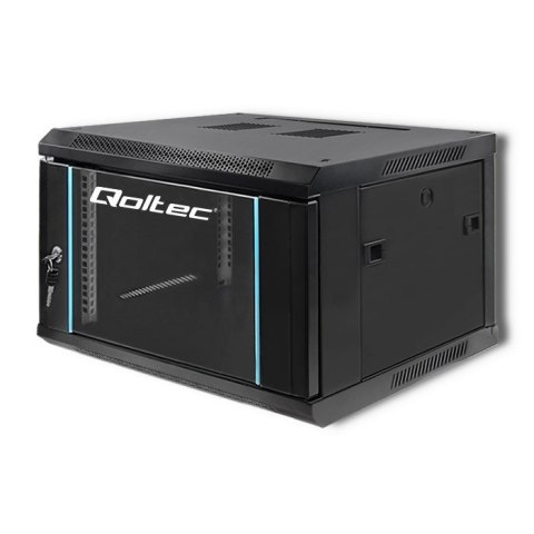 Szafa wisząca QOLTEC RACK 19" 6U 600X370X600 czarna Szafa wisząca QOLTEC RACK 19" 6U 600X370X600 czarna