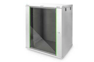 Digitus Szafa sieciowa wisząca DYNAmic 19" 16U rack 600x450, drzwi szyba, szary, niedzielona, złożona, 60kg