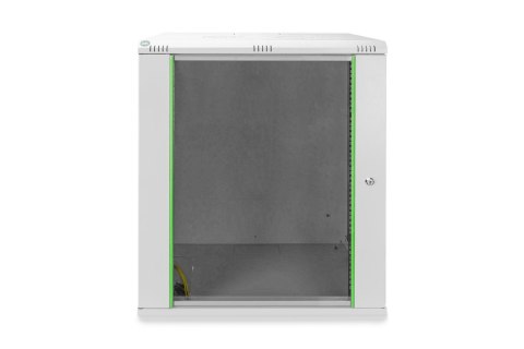 Digitus Szafa sieciowa wisząca DYNAmic 19" 16U rack 600x450, drzwi szyba, szary, niedzielona, złożona, 60kg
