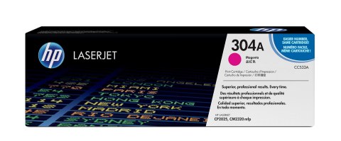 HP 304A oryginalny wkład z purpurowym tonerem LaserJet HP 304A oryginalny wkład z purpurowym tonerem LaserJet