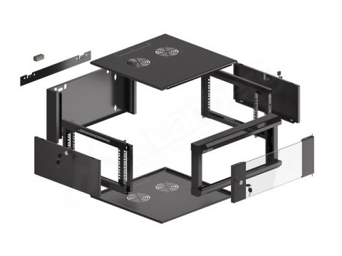 LANBERG SZAFA WISZĄCA 19" 4U 570X600 SZYBKI MONTAŻ (CZARNA, FLAT PACK) WFFA-5404-10S LANBERG SZAFA WISZĄCA 19" 4U 570X600 SZYBKI MONTAŻ (CZARNA, FLAT PACK) WFFA-5404-10S