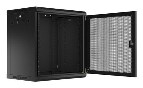SZAFA INSTALACYJNA RACK WISZĄCA 19" 12U 600X450 CZARNA DRZWI PERFOROWANE LANBERG (FLAT PACK) SZAFA INSTALACYJNA RACK WISZĄCA 19" 12U 600X450 CZARNA DRZWI PERFOROWANE LANBERG (FLAT PACK)