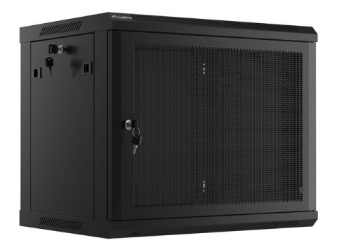 SZAFA INSTALACYJNA RACK WISZĄCA 19" 9U 600X450 CZARNA DRZWI PERFOROWANE LANBERG (FLAT PACK) SZAFA INSTALACYJNA RACK WISZĄCA 19" 9U 600X450 CZARNA DRZWI PERFOROWANE LANBERG (FLAT PACK)