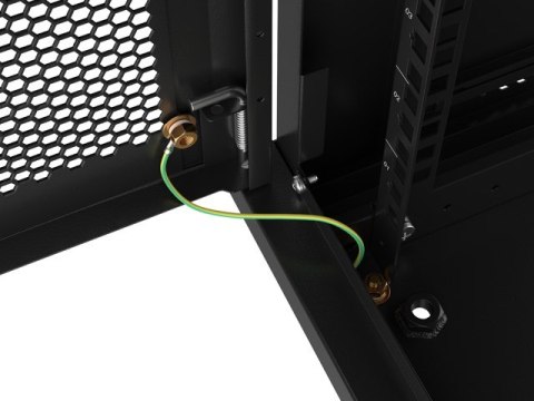 SZAFA INSTALACYJNA RACK WISZĄCA 19" 9U 600X450 CZARNA DRZWI PERFOROWANE LANBERG (FLAT PACK) SZAFA INSTALACYJNA RACK WISZĄCA 19" 9U 600X450 CZARNA DRZWI PERFOROWANE LANBERG (FLAT PACK)