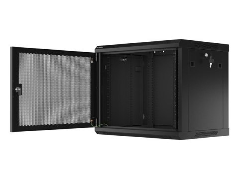 SZAFA INSTALACYJNA RACK WISZĄCA 19" 9U 600X450 CZARNA DRZWI PERFOROWANE LANBERG (FLAT PACK) SZAFA INSTALACYJNA RACK WISZĄCA 19" 9U 600X450 CZARNA DRZWI PERFOROWANE LANBERG (FLAT PACK)